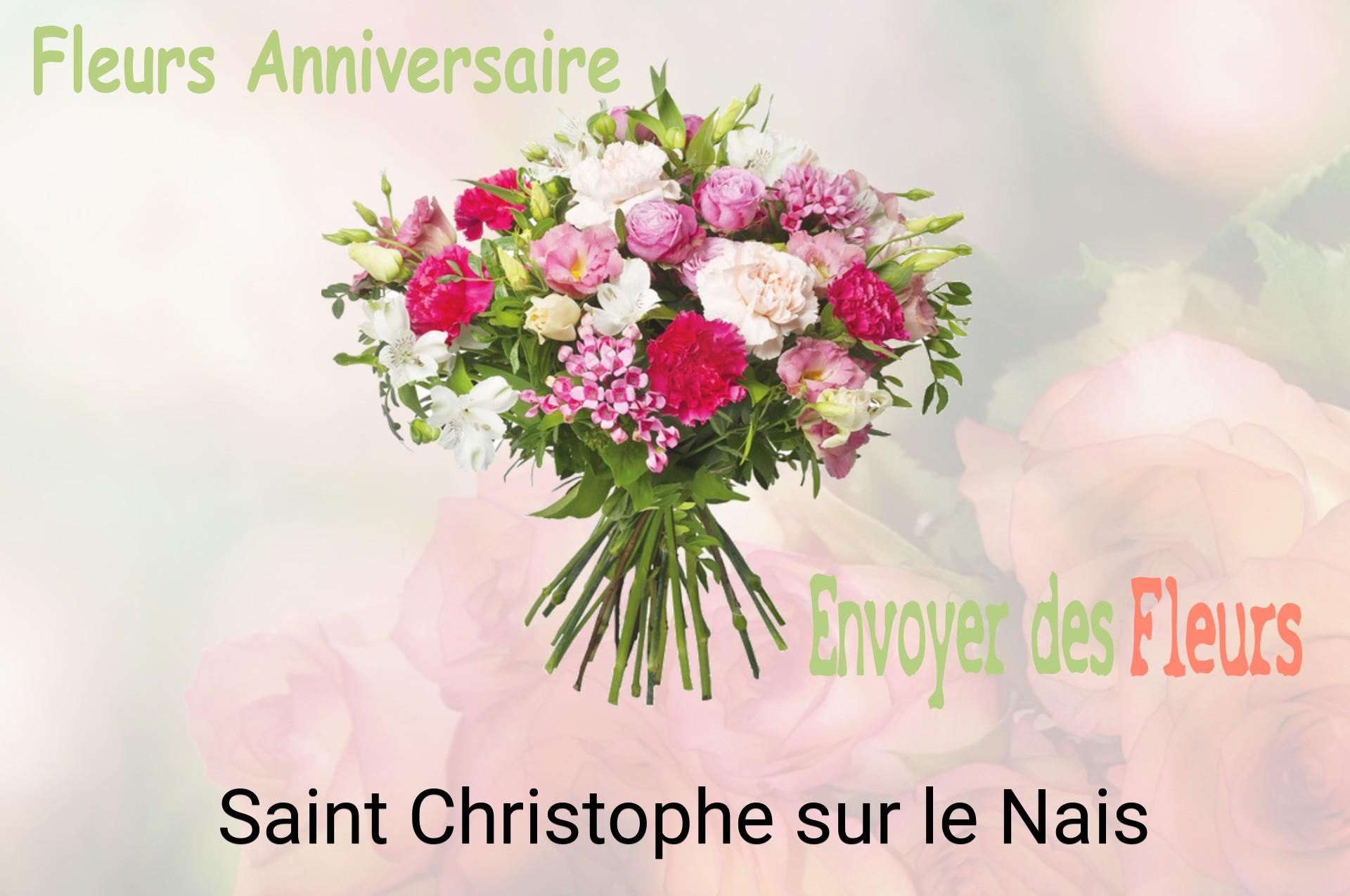 Bouquet de fleurs d’anniversaire livré à Saint-Christophe-sur-le-Nais