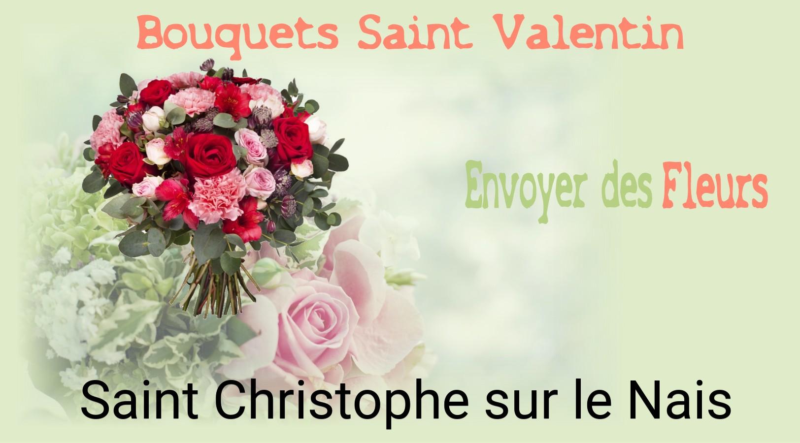 Roses de Saint-Valentin livrées à Saint-Christophe-sur-le-Nais